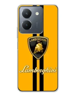 Чехол для Vivo S30 с картинкой «Lamborghini Stripe желтый»