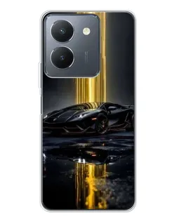 Чехол для Vivo S30 с картинкой «Ночной Lamborghini драйв»