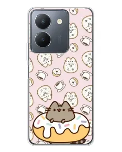 Чохол для Vivo S30 з картинкою «Пушин на пончику» Чохол для Vivo S30 з картинкою «Пушин на пончику»