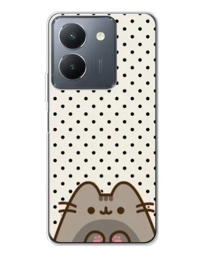 Чехол для Vivo S30 с картинкой «Пушин в горошек»