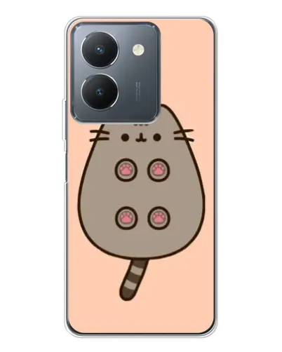 Чехол для Vivo S30 с картинкой «Пушин пузиком кверху»