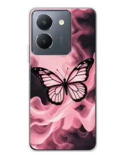 Чехол для Vivo S30 с картинкой «Бабочка в дыму» Чехол для Vivo S30 с картинкой «Бабочка в дыму»