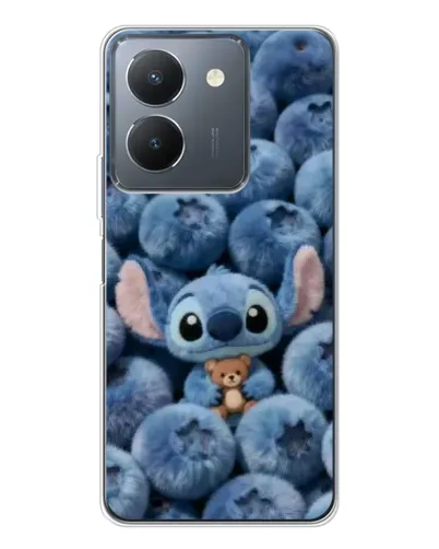 Чехол для Vivo S30 с картинкой «Стич и голубика»