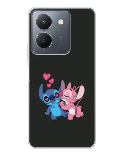 Чехол для Vivo S30 с картинкой «Анжел целует Стича»