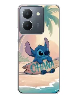 Чехол для Vivo S30 с картинкой «Стич на серфе»