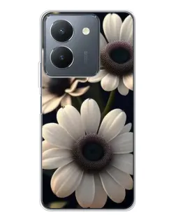Чехол для Vivo S30 с картинкой «Белые маргаритки макро» Чехол для Vivo S30 с картинкой «Белые маргаритки макро»