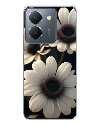 Чехол для Vivo S30 с картинкой «Белые маргаритки макро» Чехол для Vivo S30 с картинкой «Белые маргаритки макро»