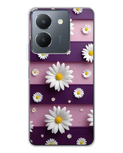 Чехол для Vivo S30 с картинкой «Ромашки на фиолетовом» Чехол для Vivo S30 с картинкой «Ромашки на фиолетовом»