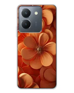 Чехол для Vivo S30 с картинкой «Оранжевый макро цветок» Чехол для Vivo S30 с картинкой «Оранжевый макро цветок»