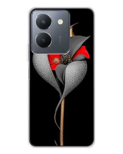 Чехол для Vivo S30 с картинкой «Серебряный фантазийный цветок» Чехол для Vivo S30 с картинкой «Серебряный фантазийный цветок»