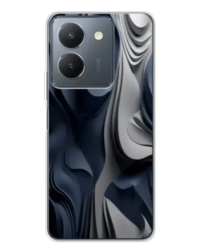Чехол для Vivo S30 с картинкой «Объемные синие складки» Чехол для Vivo S30 с картинкой «Объемные синие складки»