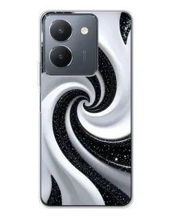 Чехол для Vivo S30 с картинкой «Черно-белая спираль» Чехол для Vivo S30 с картинкой «Черно-белая спираль»