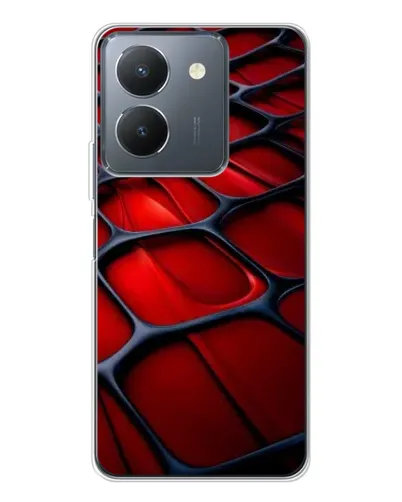 Чехол для Vivo S30 с картинкой «Красная глянцевая сетка» Чехол для Vivo S30 с картинкой «Красная глянцевая сетка»