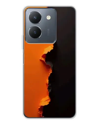 Чехол для Vivo S30 с картинкой «Оранжевый разлом» Чехол для Vivo S30 с картинкой «Оранжевый разлом»