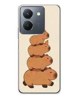 Чехол для Vivo S30 с картинкой «Башня из капибар»