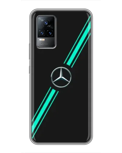 Чехол для Vivo S9e с картинкой «Спортивные линии Mercedes» Чехол для Vivo S9e с картинкой «Спортивные линии Mercedes»