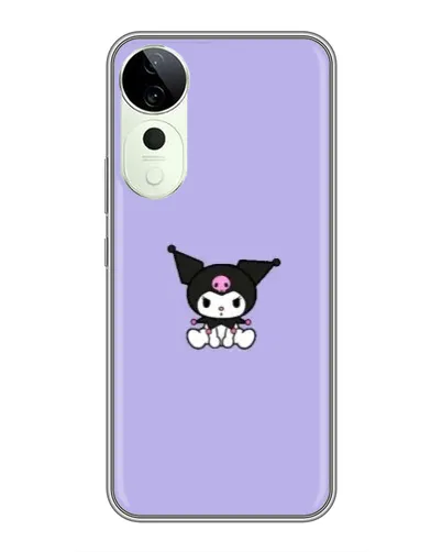 Чехол для Vivo T3 Ultra с картинкой «Kuromi — фиолетовый минимализм» Чехол для Vivo T3 Ultra с картинкой «Kuromi — фиолетовый минимализм»