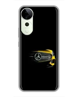Чехол для Vivo T3 Ultra с картинкой «Mercedes — ретро стиль»