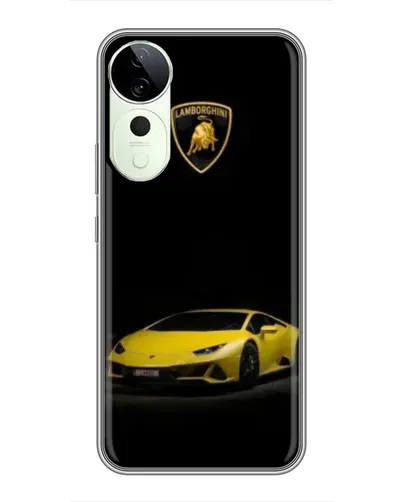 Чехол для Vivo T3 Ultra с картинкой «Lamborghini желтый акцент» Чехол для Vivo T3 Ultra с картинкой «Lamborghini желтый акцент»