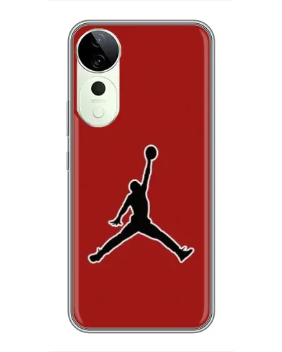 Чехол для Vivo T4 Pro с картинкой «Jordan Red Back» Чехол для Vivo T4 Pro с картинкой «Jordan Red Back»