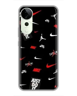 Чохол для Vivo T4 Pro з картинкою «Nike Mix Pattern»
