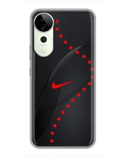 Чехол для Vivo T4 Pro с картинкой «Абстрактный дизайн Nike»