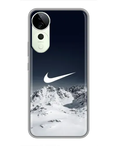 Чехол для Vivo T4 Pro с картинкой «Nike — зимние горы» Чехол для Vivo T4 Pro с картинкой «Nike — зимние горы»