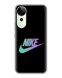 Чехол для Vivo T4 Pro с картинкой «Nike — городская ночь»