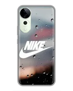 Чехол для Vivo T4 Pro с картинкой «Nike в стиле ретро»