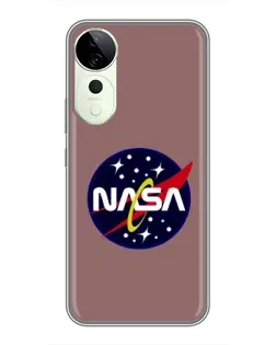 Чехол для Vivo T4 Pro с картинкой «NASA — ретро космос»