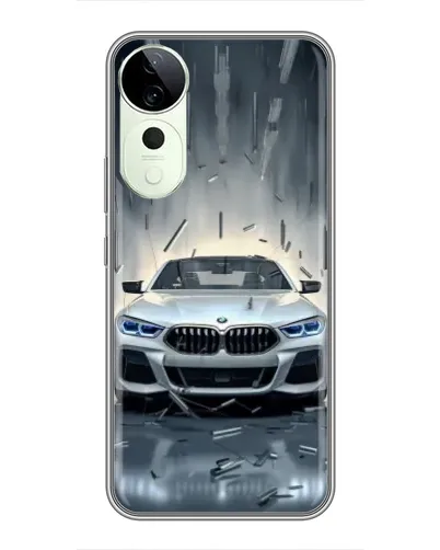 Чехол для Vivo T4 Pro с картинкой «BMW в свете фар» Чехол для Vivo T4 Pro с картинкой «BMW в свете фар»