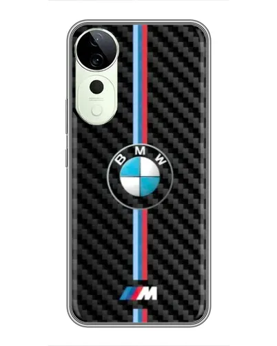 Чехол для Vivo T4 Pro с картинкой «Эмблема BMW и карбон» Чехол для Vivo T4 Pro с картинкой «Эмблема BMW и карбон»