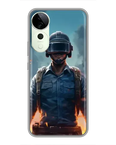 Чехол для Vivo T4 Pro с картинкой «PUBG — реалистичный герой» Чехол для Vivo T4 Pro с картинкой «PUBG — реалистичный герой»