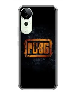 Чехол для Vivo T4 Pro с картинкой «PUBG — золотой логотип»