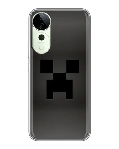Чехол для Vivo T4 Pro с картинкой «Черный крипер градиент»