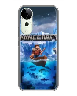 Чохол для Vivo T4 Pro з картинкою «Minecraft льодянийсвіт»