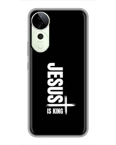 Чехол для Vivo T4 Pro с картинкой «Вертикаль веры Jesus»