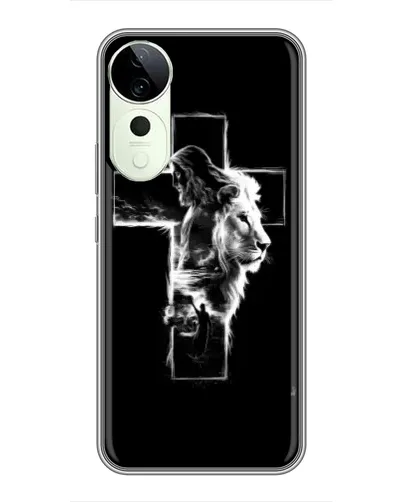 Чехол для Vivo T4 Pro с картинкой «Сияющий крест Jesus» Чехол для Vivo T4 Pro с картинкой «Сияющий крест Jesus»