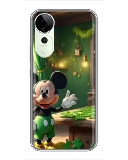 Чехол для Vivo T4 Pro с картинкой «Микки в мастерской»