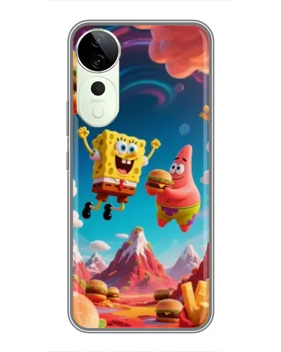 Чехол для Vivo T4 Pro с картинкой «Космический фастфуд»