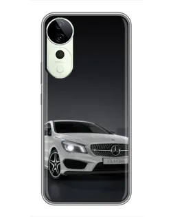 Чохол для Vivo T4 Pro з картинкою «Mercedes AMG GT Silver»