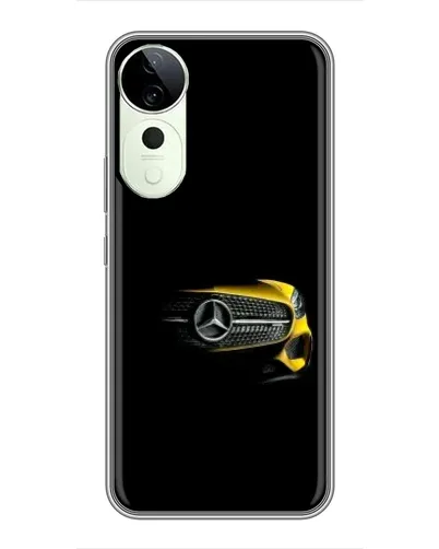 Чехол для Vivo T4 Pro с картинкой «Mercedes — ретро стиль»
