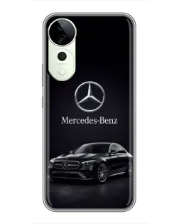 Чехол для Vivo T4 Pro с картинкой «Mercedes — решетка радиатора»