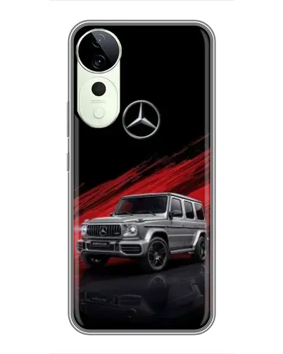 Чехол для Vivo T4 Pro с картинкой «Mercedes G-Class красный»