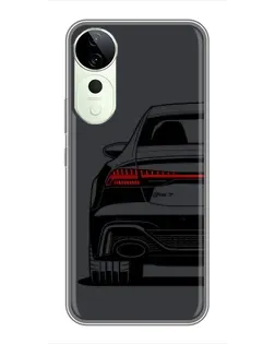 Чехол для Vivo T4 Pro с картинкой «Задняя часть Audi — арт»