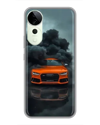 Чехол для Vivo T4 Pro с картинкой «Audi в облаках дыма» Чехол для Vivo T4 Pro с картинкой «Audi в облаках дыма»