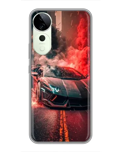 Чохол для Vivo T4 Pro з картинкою «Lamborghini червоний дим» Чохол для Vivo T4 Pro з картинкою «Lamborghini червоний дим»