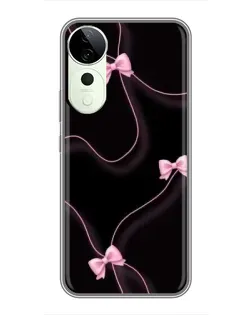 Чехол для Vivo T4 Pro с картинкой «Розовые ленты»