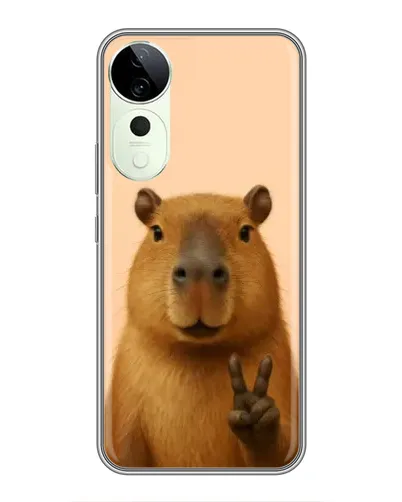 Чехол для Vivo T4 Pro с картинкой «Капибара виктория» Чехол для Vivo T4 Pro с картинкой «Капибара виктория»