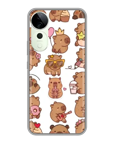 Чехол для Vivo T4 Pro с картинкой «Стикерпак с капибарами» Чехол для Vivo T4 Pro с картинкой «Стикерпак с капибарами»